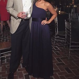 Vera Wang navy formal dress